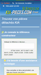 Mobile Screenshot of kia-pieces.com